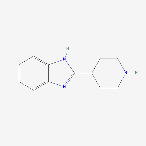 2-(Piperidin-4-yl)-1H-benzimidazole structure